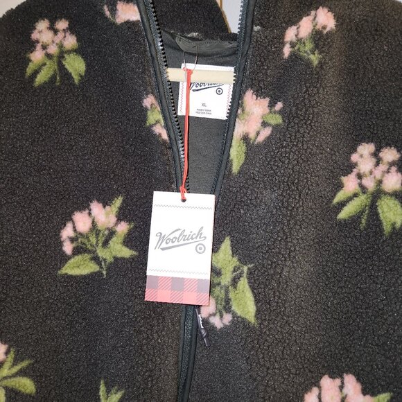 Woolrich x Target Unisex Floral Fleece Jacket - Picture 2 of 2